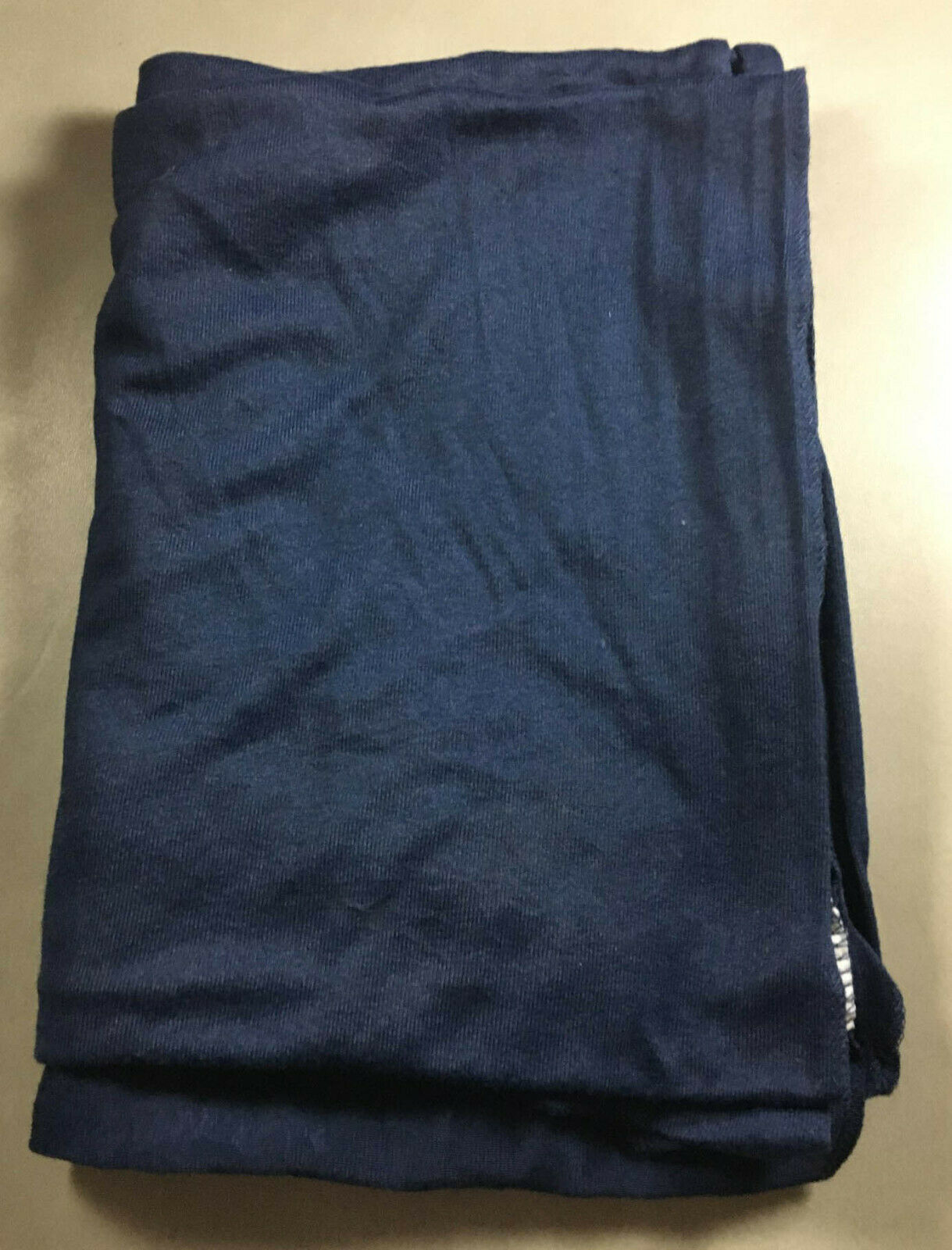 Us Airways Blue Polyester In Flight Blanket 52”x36” With Property Tag