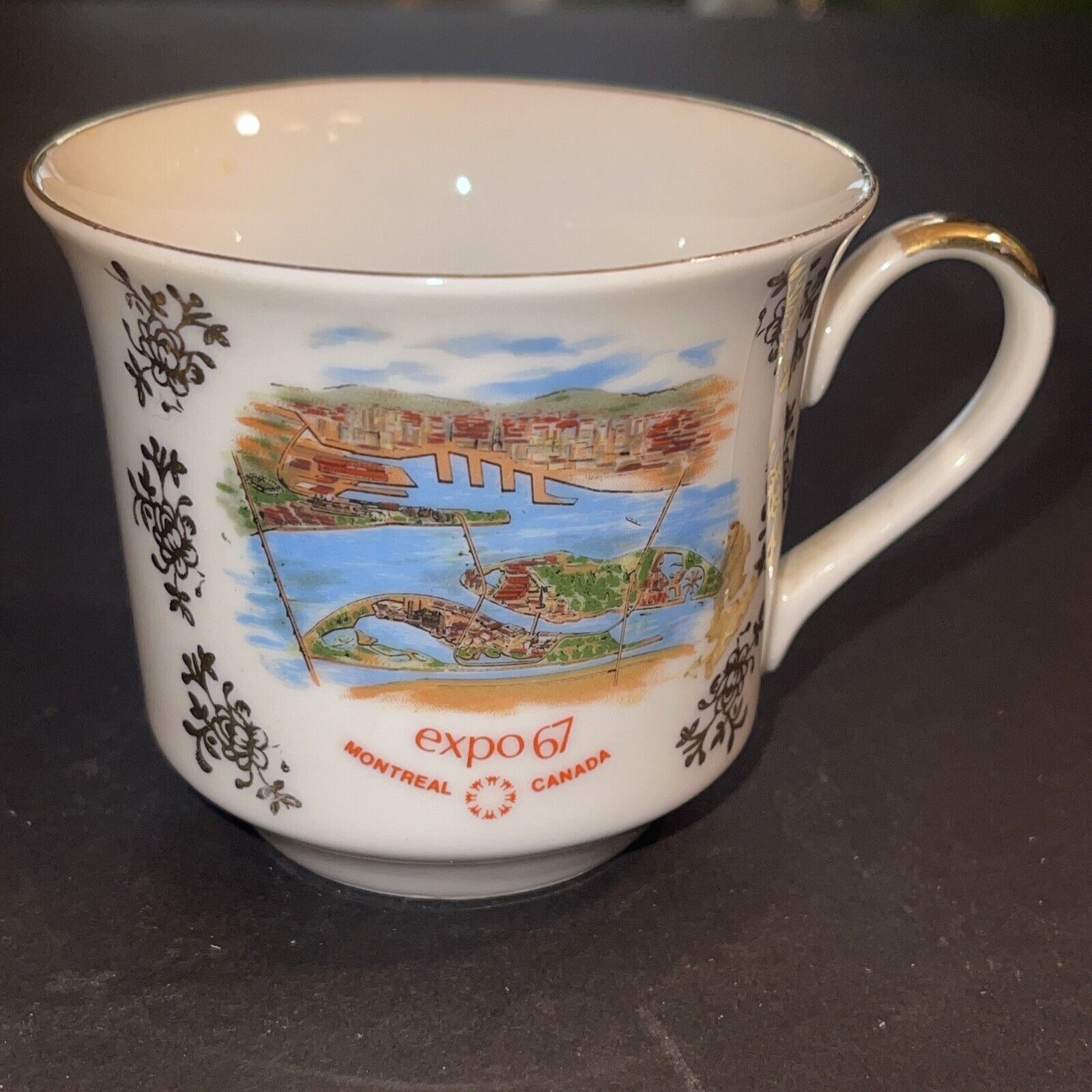 Vintage Expo 67 Commemorative Teacup Montreal Canada, Made In Western Germany