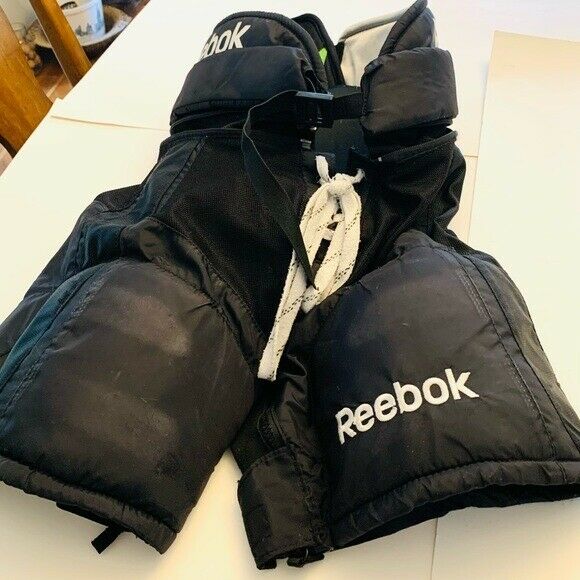 Used Reebok 16k Sm Pant/breezer Hockey Youth Pants M Sports Equipment Black/whit