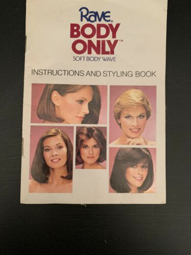 Vintage Rave Pamphlet Body Only Instructions And Styling Book Hair Booklet #2845
