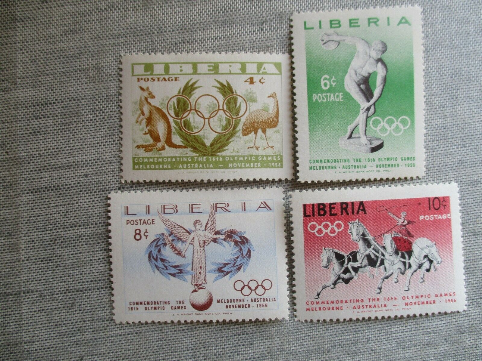 Liberia, Scott#358-361, Mh