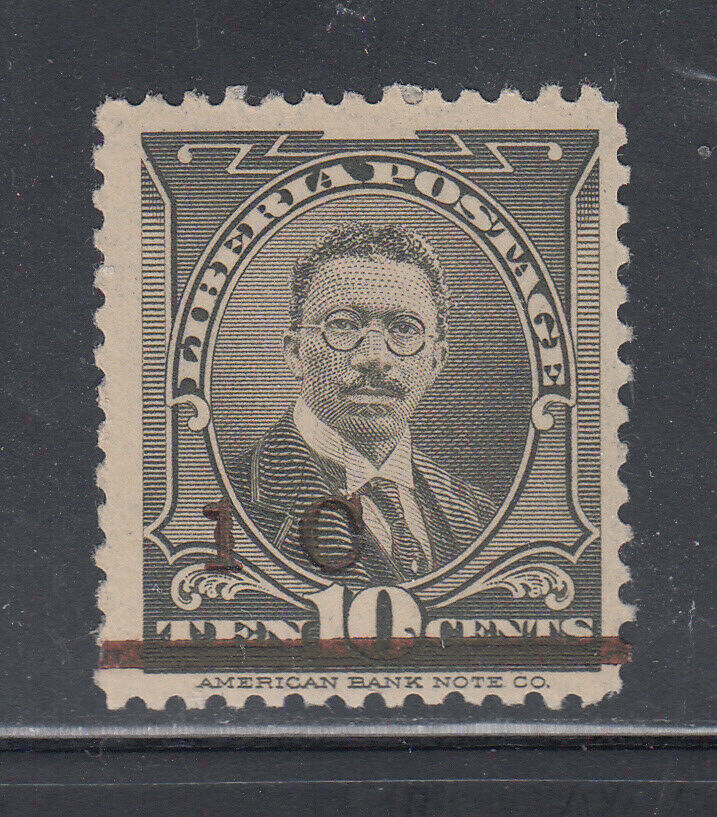 Liberia # 289a  Mint 1944-46 Surcharge Abnco. President Burgess