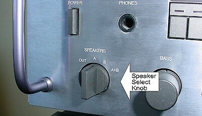 Speaker Select Knob For Carver The Receiver Mxr-130 -150 -900 -2000