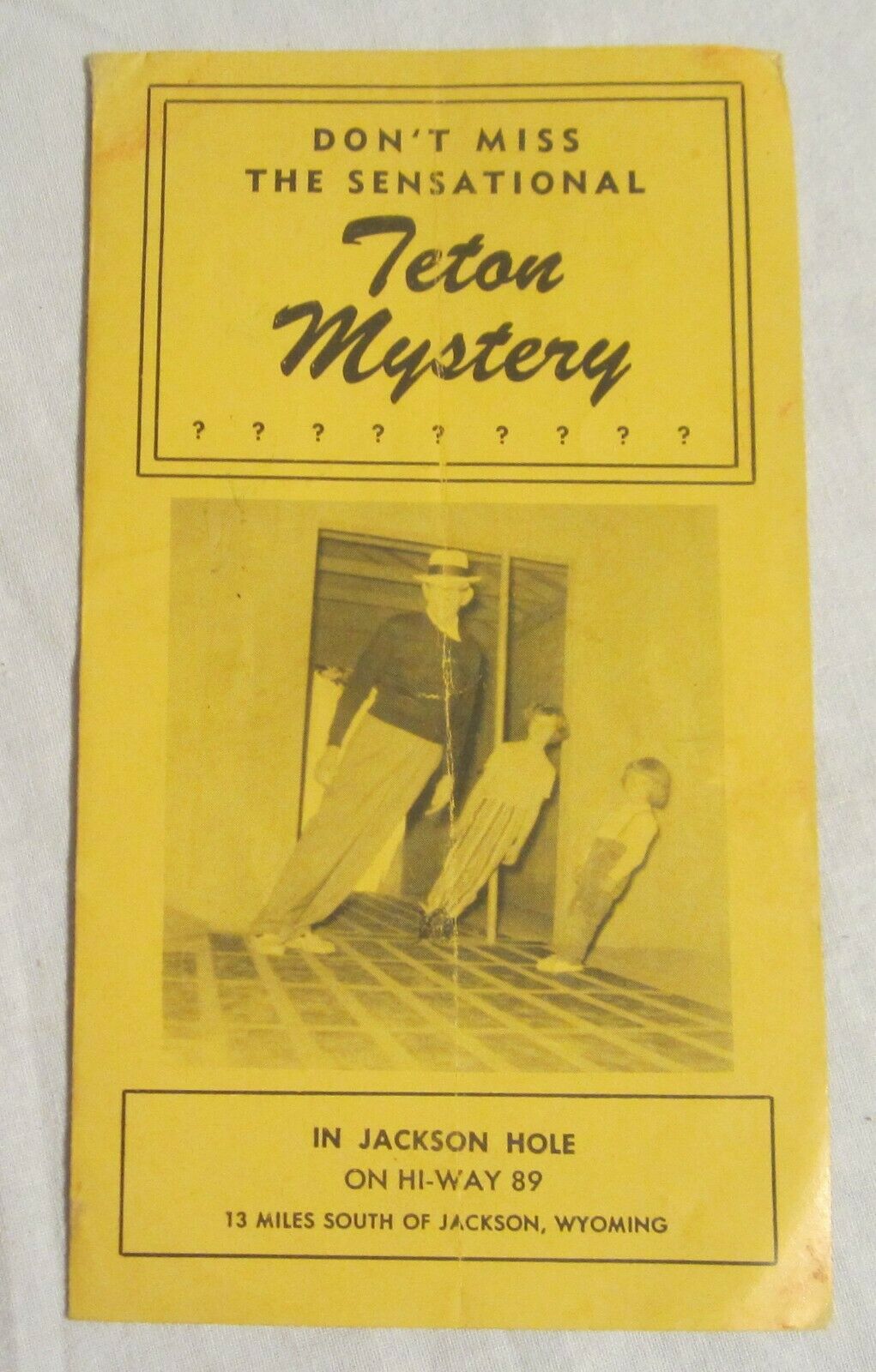 Teton Mystery Brochure -- Jackson Hole, Wyoming -- 1950's